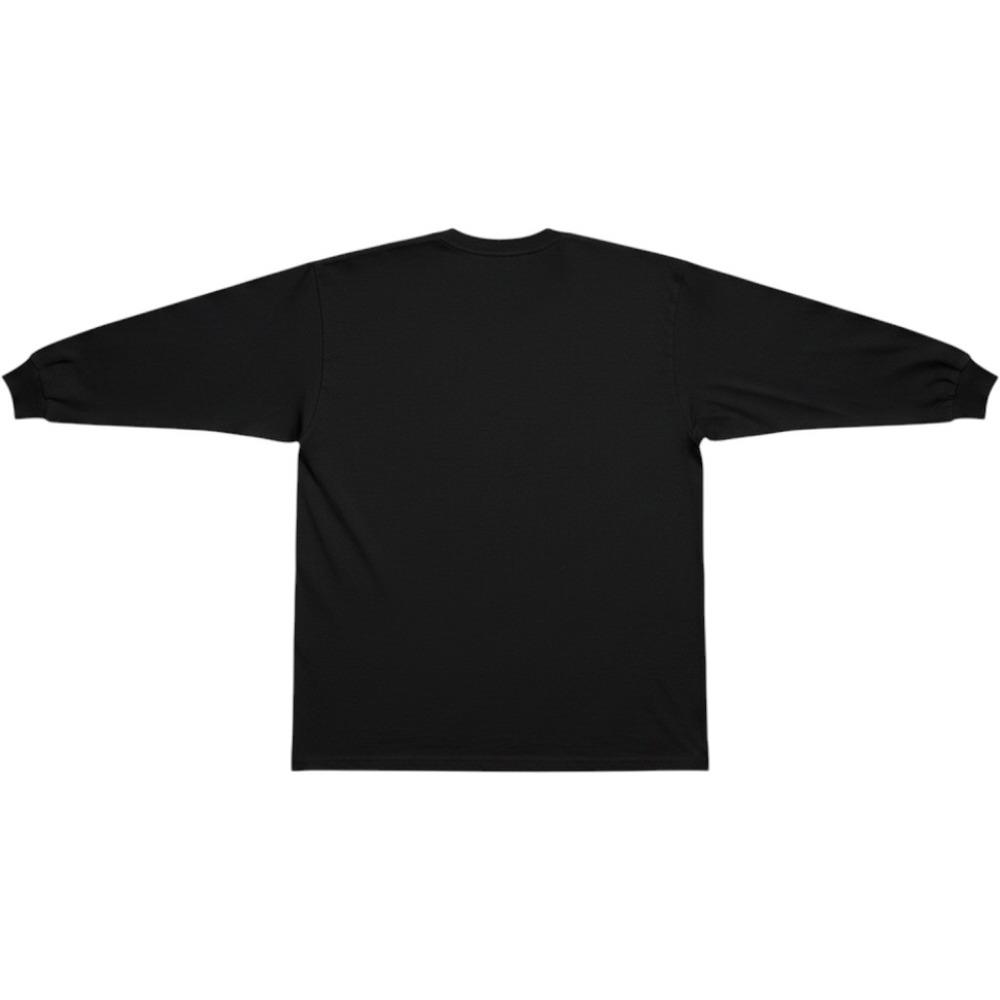 Kingsize Mens Long Sleeve T-Shirt Tee Black Size 2XLT Tall Casual 100% Cotton